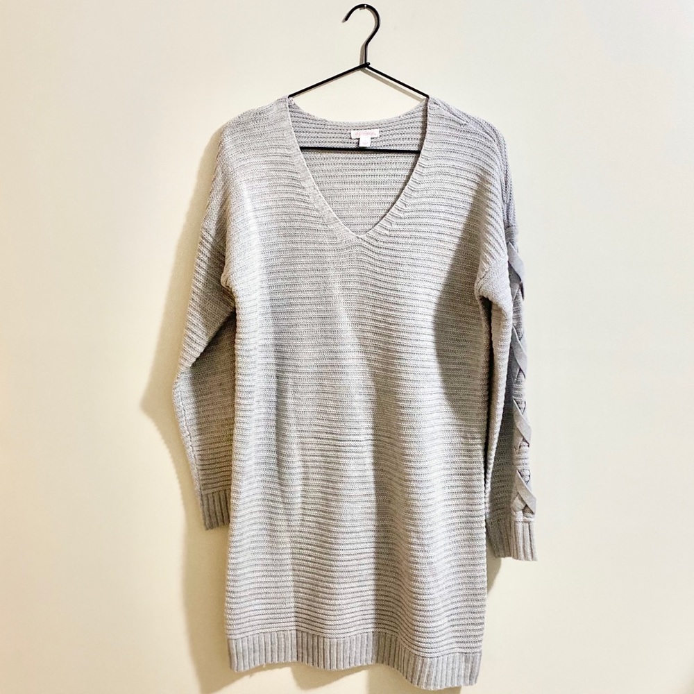 Xhilaration | Light Gray Sweater Dress